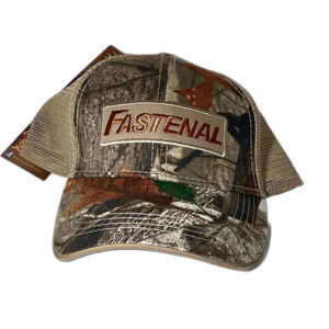 Fastenal hat by Next Camo adjustable tan mesh NWT
